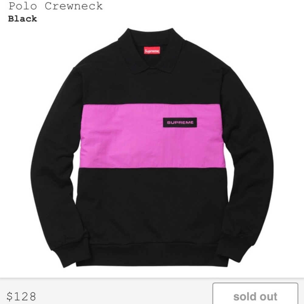 Men’s Supreme Polo Crewneck